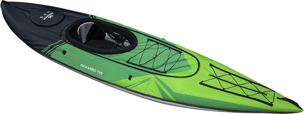 AQUAGLIDE Navarro Convertible Inflatable Kayak with Drop Stitch Floor, Green